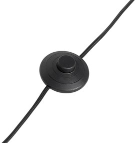 Подова лампа в стил Арт Деко златиста и с опалово стъкло - Flore