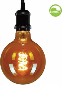 LED крушка VIVALUX FLICK DECO LED, 4W, ø125, E27, 2200K