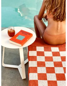 Плажна кърпа от памук в цвят теракота и оранжев цвят , 175 x 90 cm Luxe Games - Sunnylife