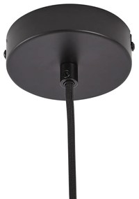 Ретро висяща лампа златиста със зелено стъкло - Jina