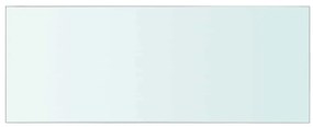 243813 vidaXL Плоча за рафт, прозрачно стъкло, 40 x 15 см