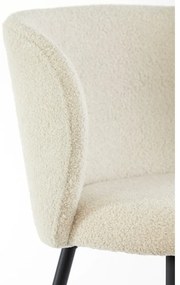 Бежов тапициран трапезен стол Elyna – Light &amp; Living