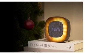 Дигитална аларма Lumos Walnut – Gingko