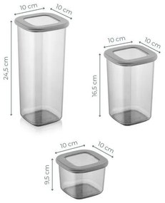 Кутии в комплект 6 бр. за храна Fresco – Hermia