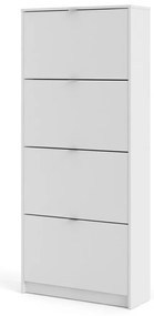 Бяла накланяща се стойка за обувки Shoes – Tvilum