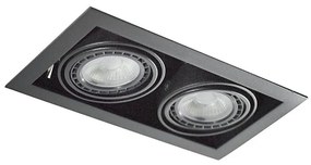 Azzardo AZ2875 - Вградено осветително тяло NOVA 2xGU10-ES111/50W/230V