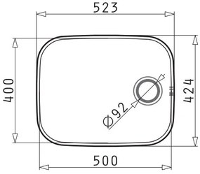 Измийте Pyramis IRIS 1B-50X40