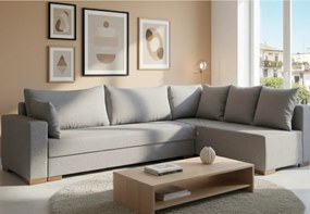 Ъгъл диван Trendy-Left-265φ 165β cm.-Light gray