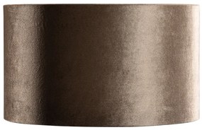 Кадифена абажура кафява със златен интериор 35/35/20