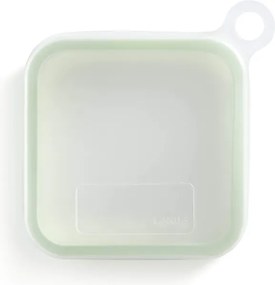 Плик за опаковане на сандвичи за многократна употреба Lekue 1010235, 17.5 x 2.5 см, -20°C / +100°C, Платинен силикон, Зелен