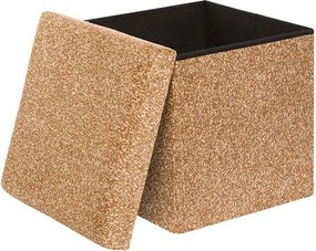 Пуф със съхранение atmosphera Oxia, Охра, 38x38 cm