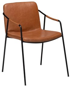 Стол за хранене от кафява изкуствена кожа Boto - DAN-FORM Denmark