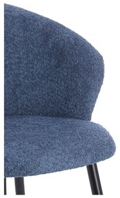 Сини метални трапезни столове в комплект 2 бр. Radaja – Light &amp; Living