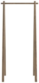 Кафяв шкаф за дрехи от борова дървесина Hongi - Karup Design