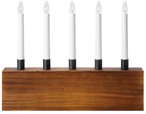 Кафява коледна светлинна украса Albero – Markslöjd