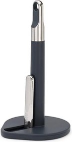 Тъмносива пластмасова стойка за кухненска хартия Hold – Joseph Joseph