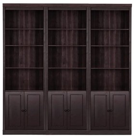 Кафява библиотека от масивен бор 222x223 cm Anita – Støraa