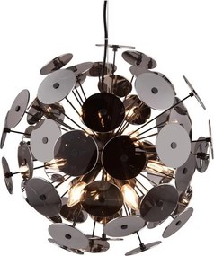 Матово черно висящо осветително тяло Discalgo - Trio