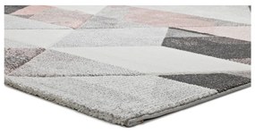 Šedo-růžový koberec Universal Pinky Dugaro, 160 x 230 cm