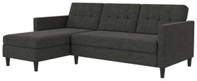 Сив сгъваем ъглов диван Hartford – Støraa