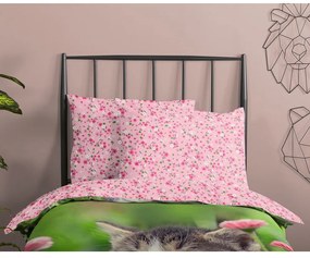 Памучно детско спално бельо за единично легло 140x200 cm - Good Morning