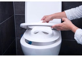 Светлосива детска тоалетна седалка Bella Bambina - Rotho