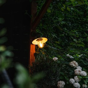 Външна Стенна Лампа Черна със Стъкло IP44 - Мюнхен