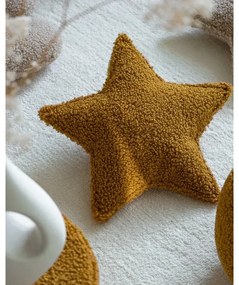 Кафява детска възглавница за диван от букле Star – Wigiwama