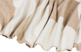 Бежово/кремаво одеяло 150x200 cm Tul – noo.ma