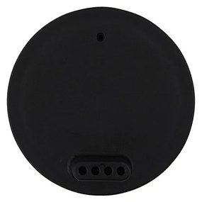 Черен капак за детска чаша, ø 7 cm - Design Letters