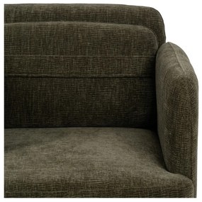 Зелено шенилово кресло Bind – Ixia