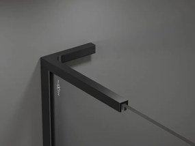 Mexen Velar L Двойна плъзгаща се душ кабина 100 x 90 см, прозрачна, черна