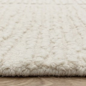 Ръчно изработен вълнен килим в цвят слонова кост 200x290 cm Zennith Column – Asiatic Carpets