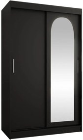 Гардероб Selfie 120 плъзгащ-Черно