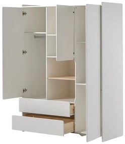 Бял детски гардероб , 137,8 x 190 cm Kiddy - Vipack