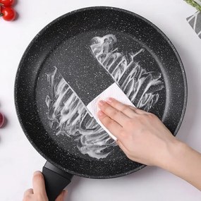 Комплект тенджери и тигани Royalty Line FD10, 10 части, Лят алуминий, Greblon мраморно покритие, Индукция, Черен