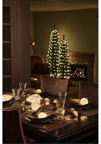 Бяла висяща коледна светлинна украса ø 8 cm Celina – Sirius