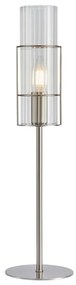 Markslöjd 108557 - Настолна лампа TUBO 1xE14/40W/230V 50 cm лъскав хром/прозрачен