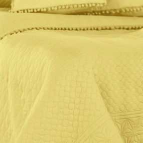 Жълта покривка за легло , 200 x 220 cm Meadore - AmeliaHome