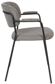 Светлосиви трапезни столове в комплект от 2 Jolien - White Label