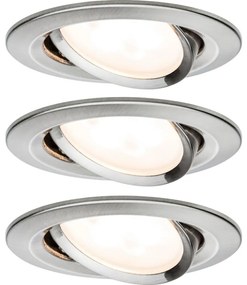 Paulmann 93649-К-кт 3x LED GU10/5W IP23 Лампа за вграждане в баня NOVA 230V