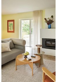 LED затъмняваща се настолна лампа в бронзов цвят с метален абажур (височина 28 cm) BringMe – Hübsch