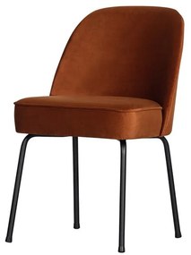 Кадифени трапезни столове в комплект 2 бр. в тухлен цвят Vogue – WOOOD