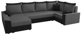 Разтегателен диван в П-образна форма PAULIN, 307x90x161, sawana 05/sawana 14, десен