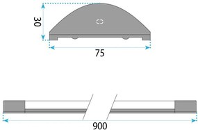 LED лампа JNH054-27N White 90 cm