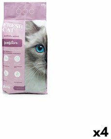 Пясък за котки Gloria Premium Sensitive 5 kg 4 броя