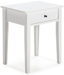 Нощно шкафче от бял бор Bart - Marckeric