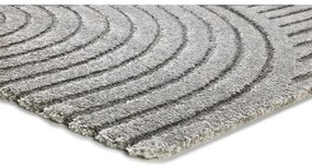 Сив килим Yen One, 80 x 150 cm - Universal