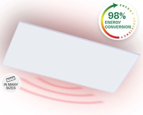 Klarstein Wondersky, Таванен инфрачервяен отоплител, 700W, 60 x 6 x 120 см (Ш х В х Д), IP44