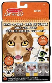 Книжка със стикери на сафари животни - Melissa and Doug